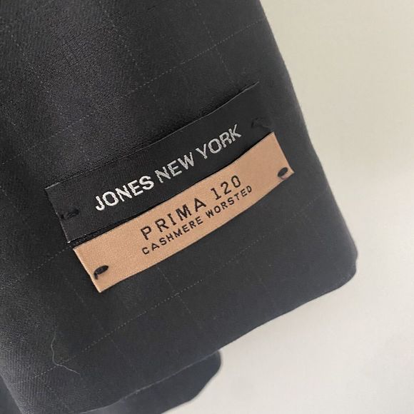 Jones New York Prima 120 Wool Blend Three Button Suit Jacket Sport Coat 44 - Picture 7 of 10